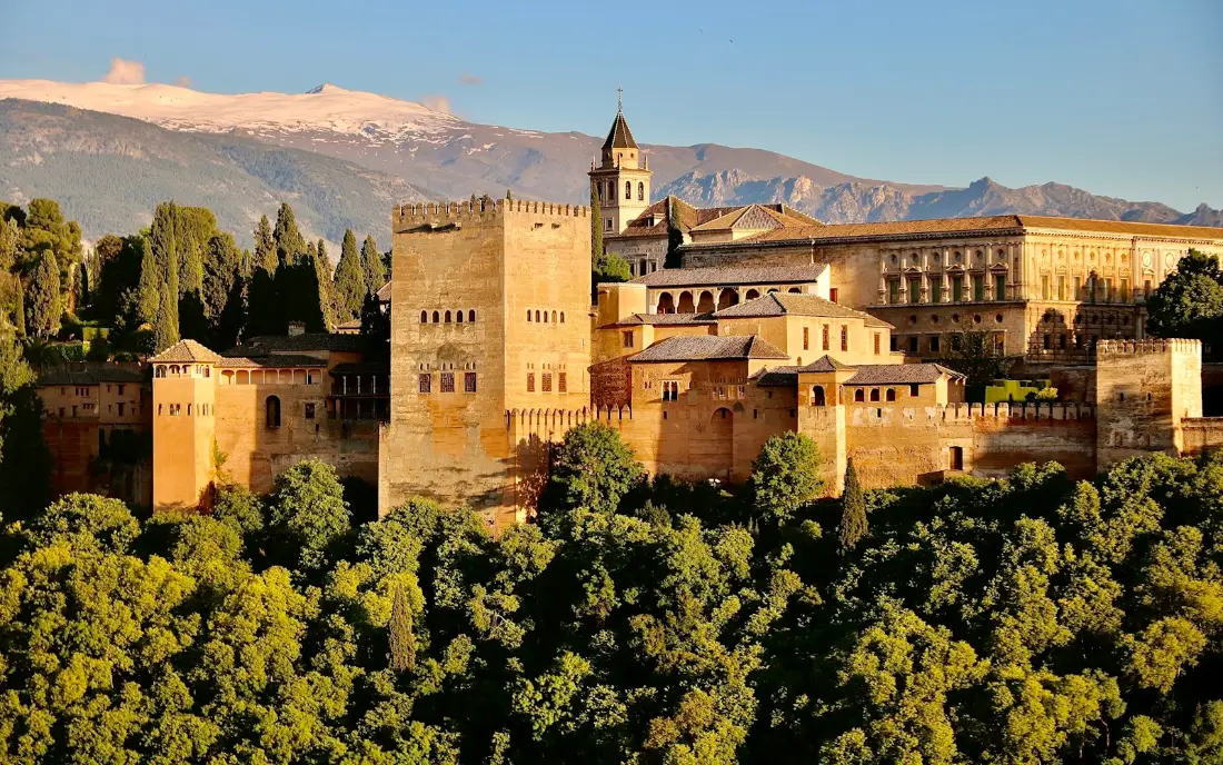 The Alhambra in Granada, Spain
