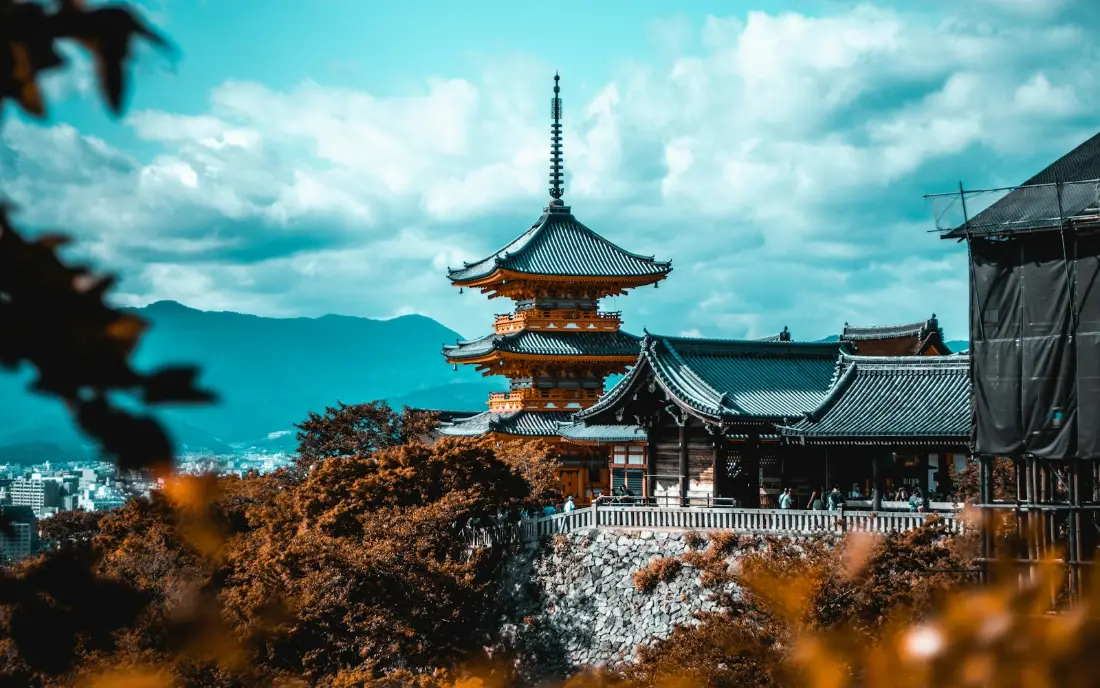 A pagoda in Kyoto, Japan
